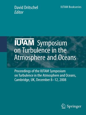 cover image of IUTAM Symposium on Turbulence in the Atmosphere and Oceans